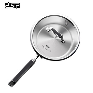 Dsp Stainless Steel Frying <b>Pan</b> 24Cm 3Layer Base Induction Compatible Durable Cooking <b>Pan</b> - Product Image 2