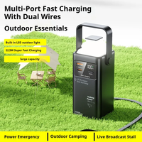 Batterie externe personnalisée grande capacité 30000mAh 20000mAh, chargeur portable à charge rapide pour extérieur avec 2 câbles et écran LED