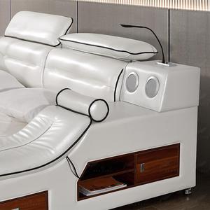Venda Direta Da Fábrica Multifuncional Cama Quarto Mobiliário Grande Espaço De Armazenamento Com Massagem Cadeira Cama - Product Image 5