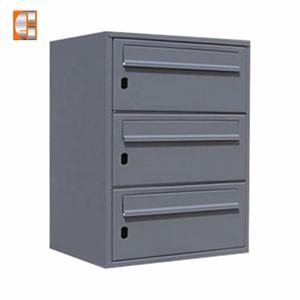 Buzón de correo de periódico de clúster con cerradura de llave de apartamento americano personalizado buzones comerciales buzón de correo comercial impermeable - Product Image 3