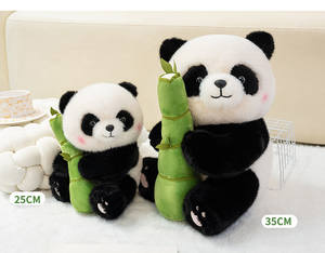 Mignon Super Doux Polyester Panda Poupée En Peluche PP Coton Maille Lavé Couette Shell Conception pour Adolescents Adultes Dormir - Product Image 4