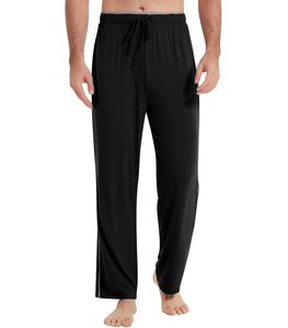 <b>Men's</b> Solid Color Sleep Pants Bamboo Fiber Casual Lounge Trousers Soft Comfortable Home Wear Summer In Stock Ready <b>For</b> Dispatch - Product Image 3