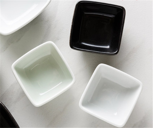 <span class=keywords><strong>Bol</strong></span> à <span class=keywords><strong>sauce</strong></span> carré en céramique pour restaurant, idéal pour servir des petits plats et des sauces, vente chaude - Product Image 5