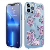 Coque de téléphone portable de luxe avec motif de fleurs personnalisées pour iPhone 14 Pro Max, vente en gros, offre spéciale