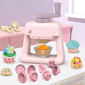 Machine à glace en pâte à <span class=keywords><strong>modeler</strong></span> colorée, jouet de simulation alimentaire, ensemble de création de modèles en argile colorée - Product Image 1
