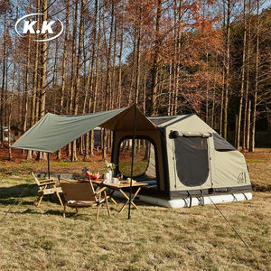 Kawagebo Kamp (KK) 7.2' X 5.3' Gonflable 3.5 ㎡   Tente de toit multifonctionnelle pour SUV en tissu extensible - Product Image 4