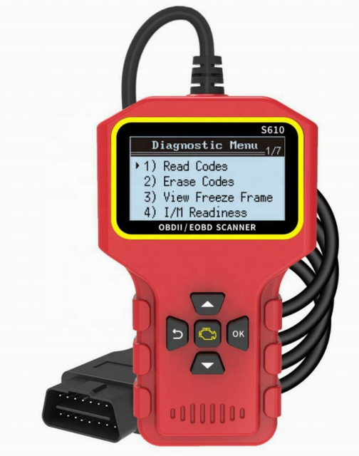 S610 OBD2 Scanner OBDII Code Reader EOBD Clear Fault Scan Tool Clear Engine Fault Repair Kit Automobile Accessories