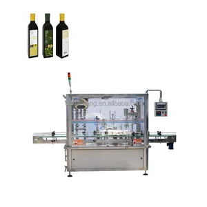 Full Automatic Complete Line Big Bottle Chili Coconut Oil Filling Machine Line for Edible Cooking Vegetable Oil 2-12 Nozzles