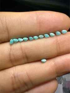 Pierre précieuse Amazonite bleue naturelle, taille brillant ronde, pierre brute à facettes pour la fabrication de bijoux, 3 mm, 100 % naturelle - Product Image 2