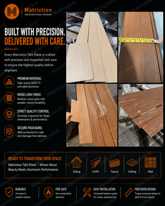 Paneles <span class=keywords><strong>de</strong></span> Revestimiento <span class=keywords><strong>de</strong></span> <span class=keywords><strong>Aluminio</strong></span> con Aspecto <span class=keywords><strong>de</strong></span> Madera, Sistema <span class=keywords><strong>de</strong></span> Fachada Exterior Extruido Sólido - Product Image 5