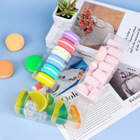 Boîtes en plastique recyclables, petites boîtes de rangement transparentes en PVC, PET, PP, boîtes cadeaux étanches avec couvercle pour bijoux, cadeaux de fête