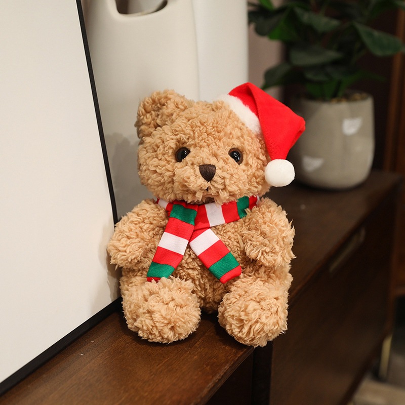 Christmas brown bear