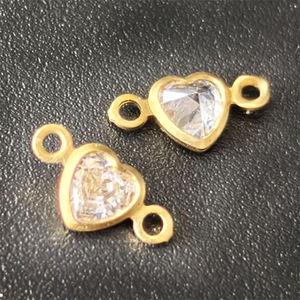 أحجار جينفي أحجار الزركونيا المكعّبة موصلات مجوهرات من مادة النحاس اكسسوارات الزركون قلادة مخصصة - Product Image 2