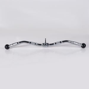 <span class=keywords><strong>Barra</strong></span> de Curl Giratoria Resistente Tellus de 74 cm, Acero, Empuñaduras de Goma Antideslizantes, <span class=keywords><strong>Barra</strong></span> de Bíceps Giratoria de 360 Grados de 28 Pulgadas, Máquina de Cable, Duradera - Product Image 2