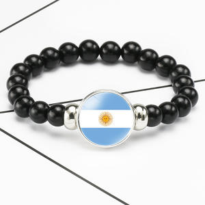 Pulsera Unisex Hecha a Mano con Cuentas de Cuerda Elástica con Diseño de la Bandera Nacional de <span class=keywords><strong>Venezuela</strong></span>, Material Mixto, para Eventos Turísticos - Product Image 5