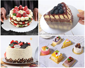 卸売カスタムケーキベースボード1-3mmゴールドラウンドケーキボード - Product Image 3