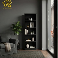 Estantería Moderna de Madera Multifuncional con Compartimentos Ocultos, Mueble de Salón Diseñado para la Seguridad del Dormitorio