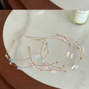 <span class=keywords><strong>Serre</strong></span>-têtes en métal pour femmes, bandeaux fins antidérapants <span class=keywords><strong>avec</strong></span> strass et perles, accessoires de cheveux de <span class=keywords><strong>mariée</strong></span> mignons pour femmes et filles - Product Image 3