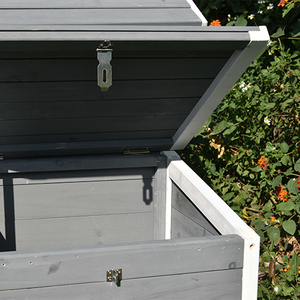 Factory Direct Modern Wooden <strong>Dog</strong> <strong>House</strong> with Feeder Eco-Friendly &amp; Waterproof All Seasons Use Wholesale Price Bulk Discounts - Product Image 5