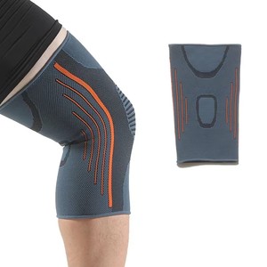 Genouillère de sport en nylon tricoté simple, protection pour la <span class=keywords><strong>course</strong></span>, le basketball, la corde à sauter, genouillère chauffante anti-froid pour les pieds - Product Image 4