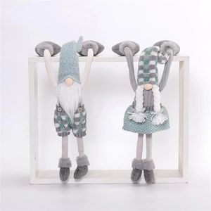 Duende Navideño Colgante Festivo de 54 cm con Patas Largas, Juguete de Peluche para Decoración del Hogar u Oficina - Product Image 2