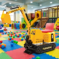 Autres produits sportifs et de divertissement : Mini-excavatrice électrique pour enfants, modèle amusant pour les enfants aux parcs d'attractions