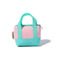 Sac fourre-tout décontracté en toile Huashanqi pour femme, mini sac à main imprimé lettres, grande capacité, tendance, pour étudiante, sac cadeau promotionnel