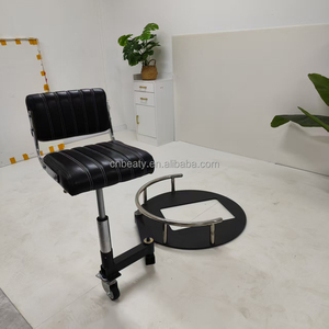 Taburete Ajustable Con Ruedas - Silla Giratoria Ergonómica