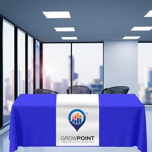 Camino de Mesa Personalizado con Logotipo Empresarial, Mantel Personalizado <span class=keywords><strong>para</strong></span> Fiestas, Cumpleaños, Bodas, Aniversarios, Eventos de Vendedores y Ferias Comerciales - Product Image 3