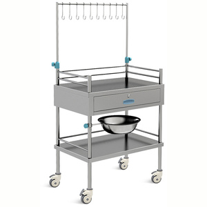 Carrito de Tratamiento de Infusión de Acero Inoxidable MS-T310S - Product Image 1