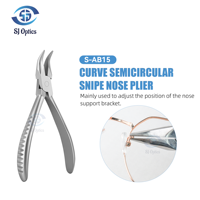 SJ optique S-AB pince à lunettes bas prix optique lunettes outil pince lunettes outils de laboratoire