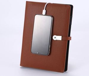 Producto de Venta Caliente 2026, Cuaderno de Regalo Empresarial de Alta Calidad con Banco de Energía de 8000 mAh de Capacidad para Cumpleaños y Día del Padre - Product Image 3