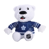 Peluche Ours Polaire Personnalisée en Gros pour Équipe, Jouet en Peluche Ours Polaire Blanc avec Logo Imprimé, Jouets en Peluche Ours Polaire