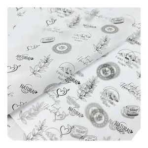 Wholesale custom logo brand wrapping paper jumbo roll tissue paper
