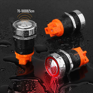 Lanboo สัญญาณเตือนไม่ต่อเนื่อง AC220V 22มม. DC12V/24V กะพริบสัญญาณเตือนโลหะ LED - Product Image 3