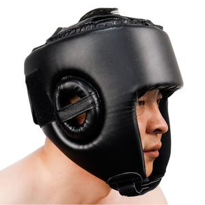 Casco de Boxeo KSY de PU, Protección Duradera y Gruesa para la Cabeza, Entrenamiento, Combates Competitivos, Equipo de Sparring, MMA, Kickboxing Profesional - Product Image 1