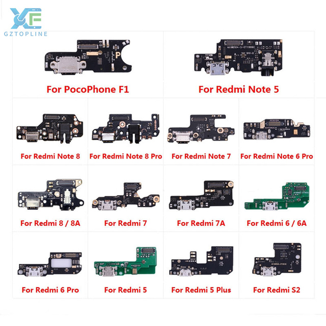 Mobile Phone Usb Charging Port Power Flex for Tecno Infinix Camon 17 Pro Hot 30 Note 12 for Samsung Redmi Charger Connector Flex