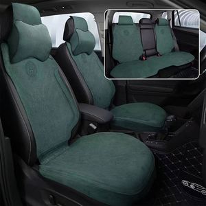 Fundas de Asiento de Coche de Terciopelo Impermeables y Transpirables 3D de Lujo, Juego Completo Universal para Audi A4, 4 Estaciones - Product Image 5