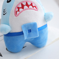 Peluche Requin 12 cm, Pendentif Doux, Décoration de Sac à Dos, Porte-clés pour Fête d'Anniversaire, Cadeau pour Fille