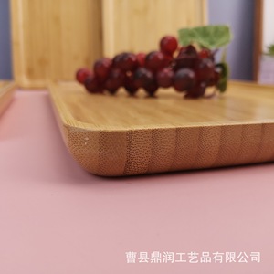 Rectangular bamboo <b>tray</b> for home, restaurant, tea set, hotel tea and <b>snack</b> <b>tray</b>, Japanese style bamboo fruit and dessert plate - Product Image 5