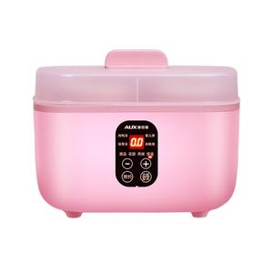 Olla Eléctrica de Cocción Lenta AUX Rosa 1L Multifuncional para Guisos y Papillas con Función de Reserva para Bebés y Uso Doméstico - Product Image 2