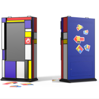 Kiosque numérique interactif à écran tactile sur pied pour publicité intérieure, promotion de marque, animation de texte pour aéroports et centres commerciaux