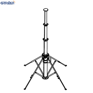 Ánh sáng vừa nhiệm vụ Cáp ổ đĩa Telescopic Crank up telescoping mast - Product Image 6