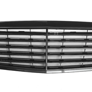 Calandre de voiture Mercedes-Benz, noir brillant, ABS, remplacement avant pour Classe E W211 2003-2005 - Product Image 4