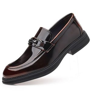 Zapatos Formales de Negocios de Lujo, Hechos a Mano en Italia, de Cuero Suave y Cómodo, Antideslizantes, Aptos para Todas las Temporadas - Product Image 5