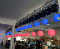 Éclairage cinétique LED DMX512 de haute qualité, boule lumineuse de 20 cm, portée de levage de 4 m pour club, bar, discothèque, scène