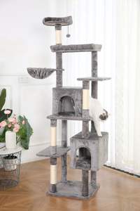 คอนโดแมวขนาด<span class=keywords><strong>ใหญ่</strong></span>แบบพรีเมี่ยมสำหรับแมวใหญ่หอคอยปีนลูกแมวพร้อมที่วางสำหรับพักผ่อนและกระโดด - Product Image 5