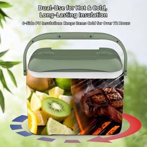28L Lightweight Speaker Camping <b>Cooler</b> <b>Box</b> Insulated Portable <b>Ice</b> <b>Cooler</b> for Outdoor Picnics, Gatherings, Road Trips & Travel - Product Image 3