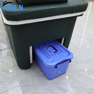 Table de lavage de cheveux Kisen pour salon de coiffure, mobilier personnalisé, système de stockage d'eau, <span class=keywords><strong>bac</strong></span> de lavage de tête, table de lavage de cheveux, tension mondiale - Product Image 2