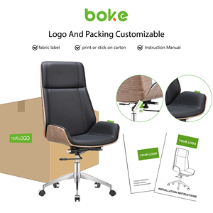 Ergonomisch Kantoormeubilair Hoge Rugleuning Pu Executive Bureaustoel Draaibaar Met Traditioneel Computertafelbureau - Product Image 3